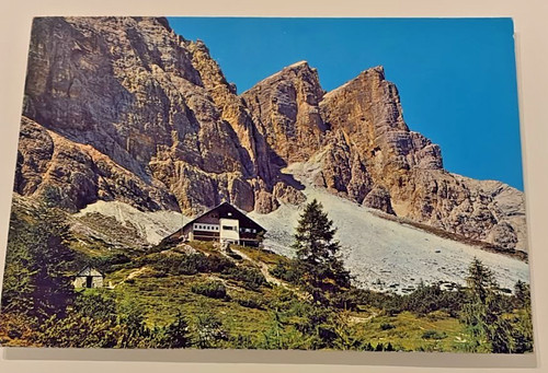 Cartolina dolomiti rifugio - cartolina,