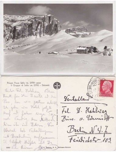 Rifugio passo sella verso - sella,