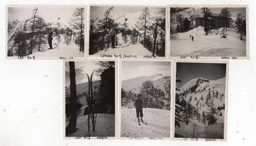 Lotto foto epoca 1934 sci - lotto,