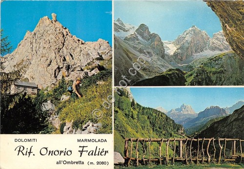 Cartolina postcard rifugio - cartolina,