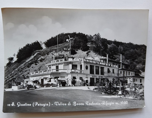 Cartolina perugia giustino - perugia, s.giustino