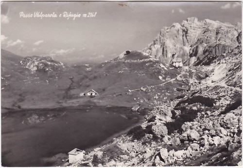 Passo valparola rifugio - valparola, e