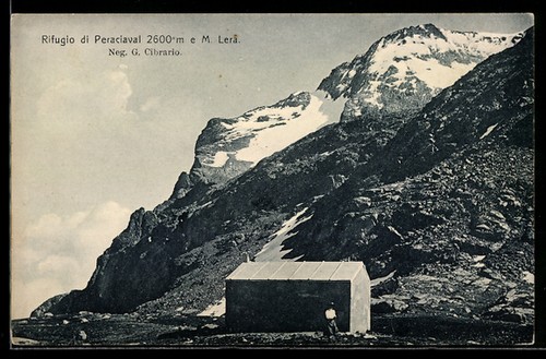 Cartolina rifugio - rifugio, di