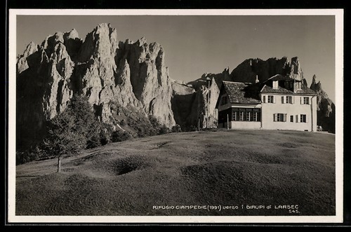 Rifugio ciampedie verso i - verso,
