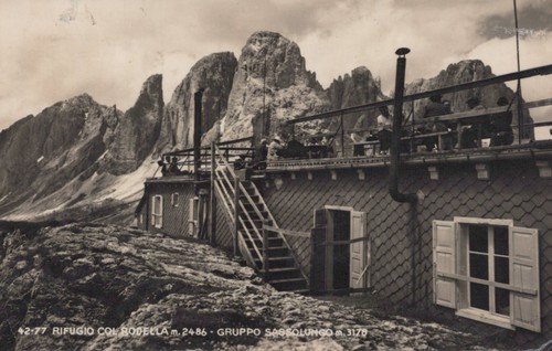Cartolina rifugio col - rifugio,