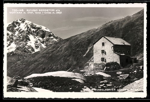 Cartolina rifugio serristori - cartolina,