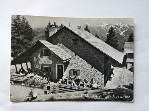 Cartolina sauze oulx rifugio - cartolina,