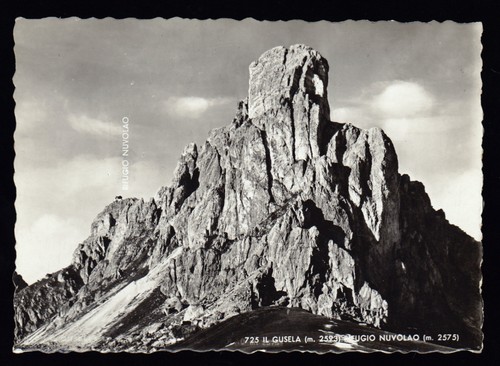 Belluno cartolina gusela - belluno,
