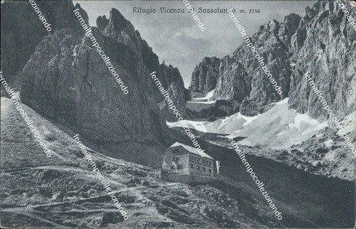 Bt494 cartolina rifugio - cartolina,